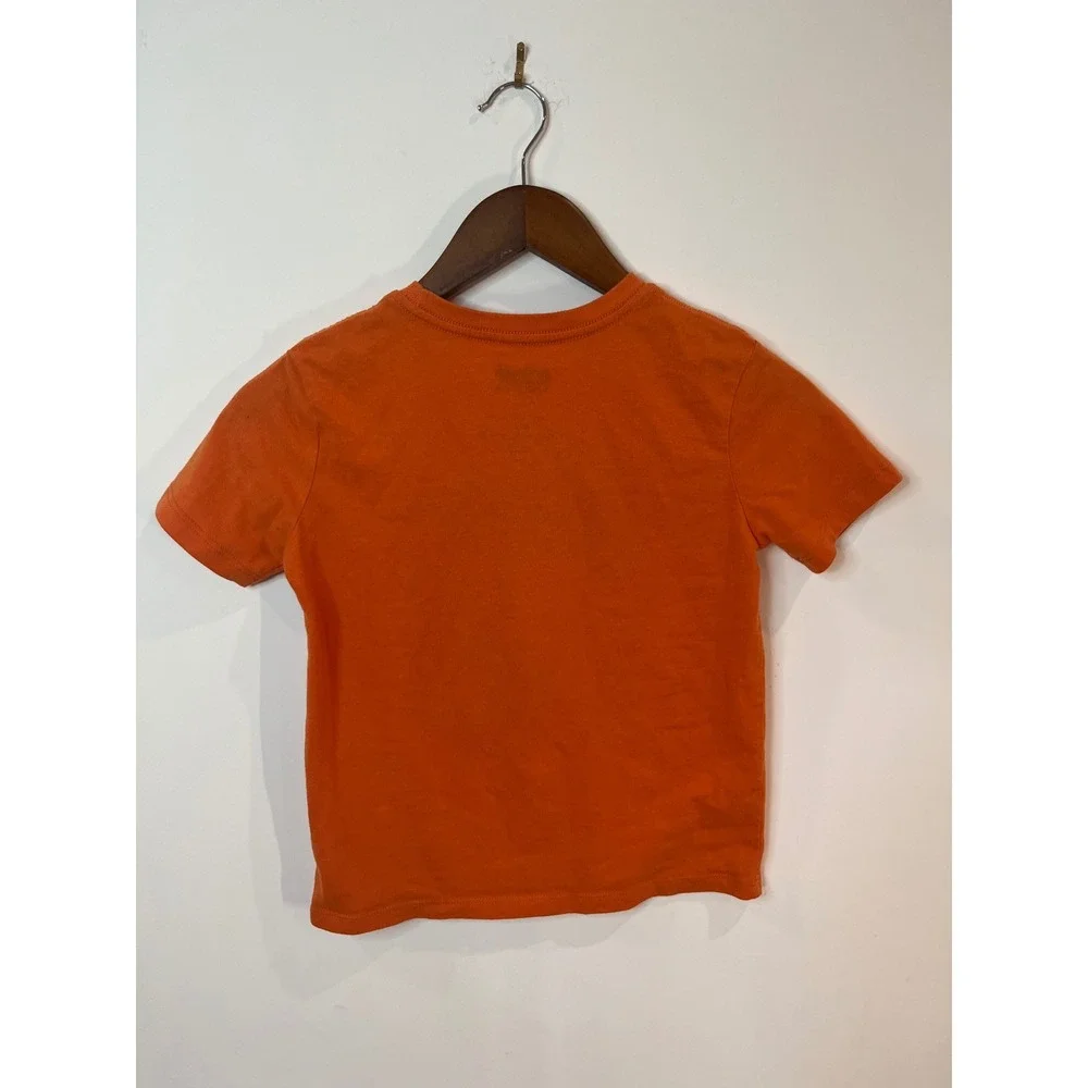 Naruto Shippuden Boys Orange Graphic T-Shirt Size M 8 Anime Short Sleeve Viz 118